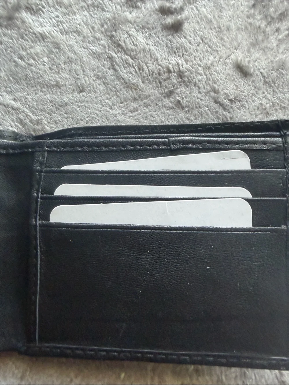 Classic Black Bi-Fold Wallet - Men Accessories
